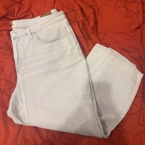 Madewell The Curvy Perfect Vintage Jean Light Wash 22W